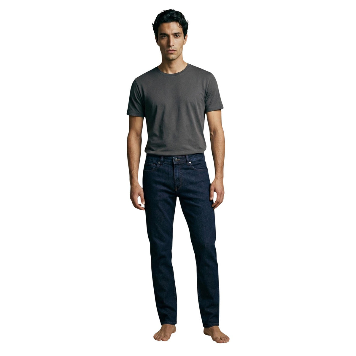 Boss herenjeans blauw rits en knopen