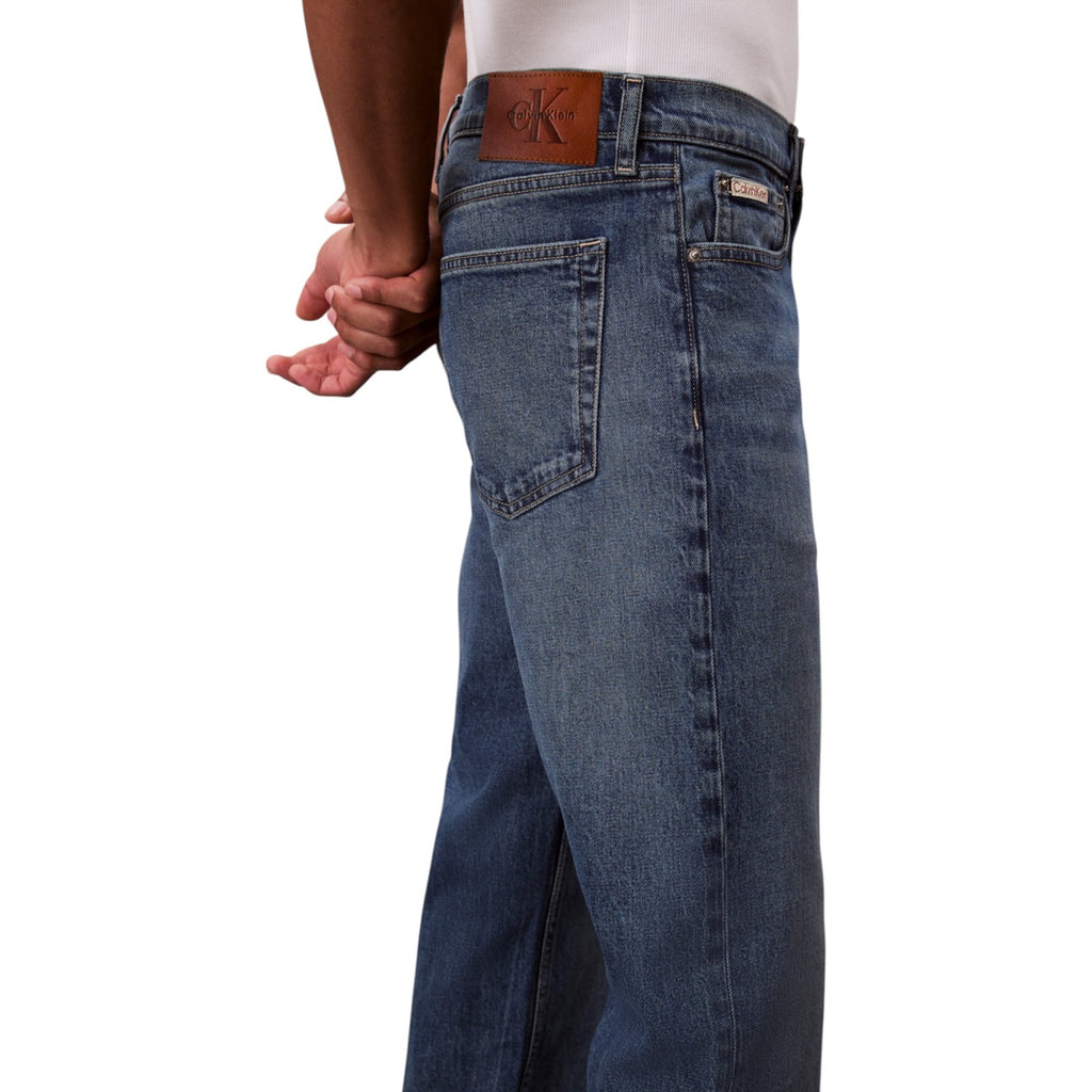 Calvin Klein Jeans herenjeans blauw 79% Katoen 20% organisch katoen 1% Elastaan