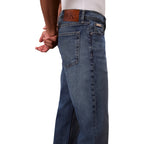 Calvin Klein Jeans herenjeans blauw 79% Katoen 20% organisch katoen 1% Elastaan