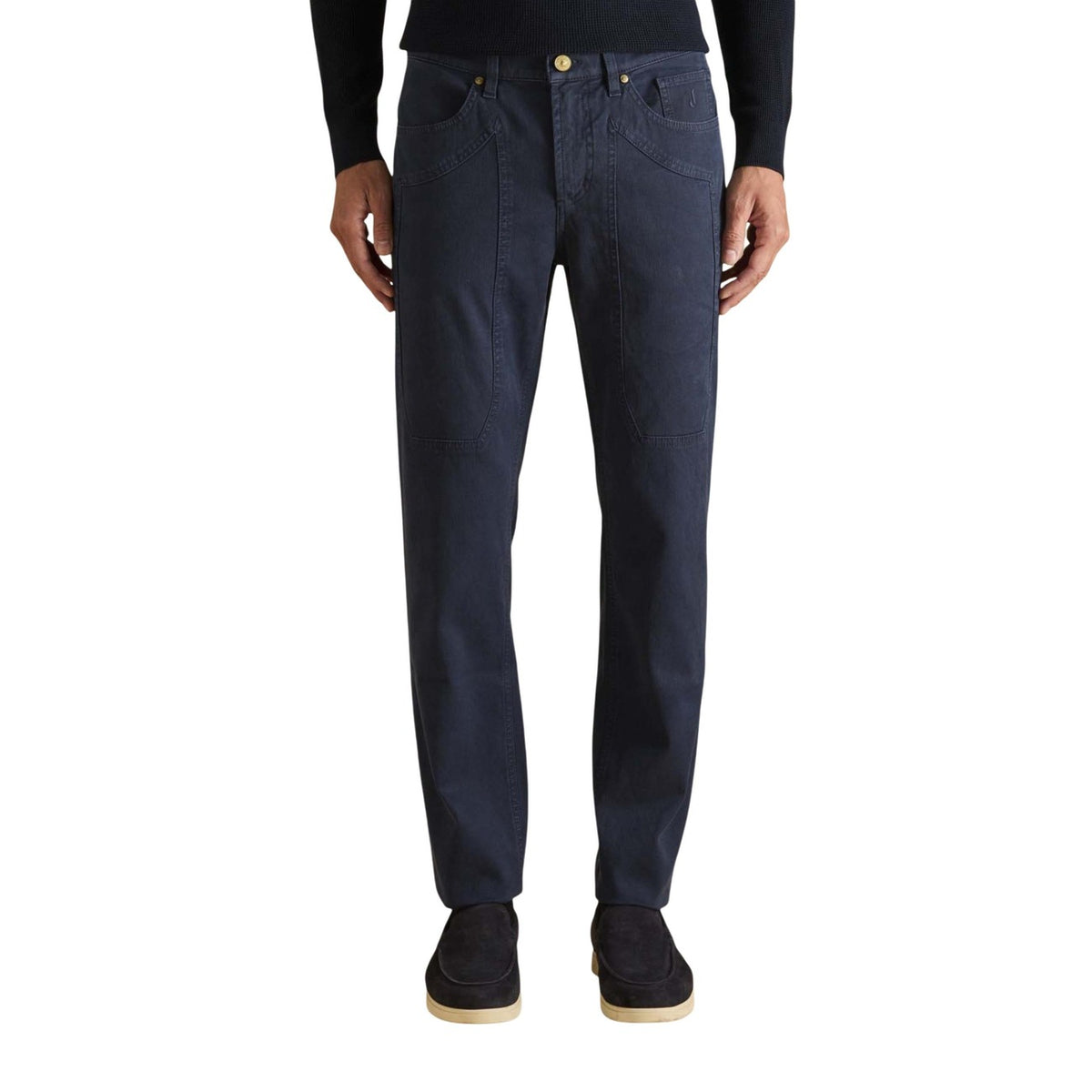 Jeckerson herenjeans blauw rits en knopen