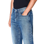 Armani Exchange herenjeans blauw rits en knopen