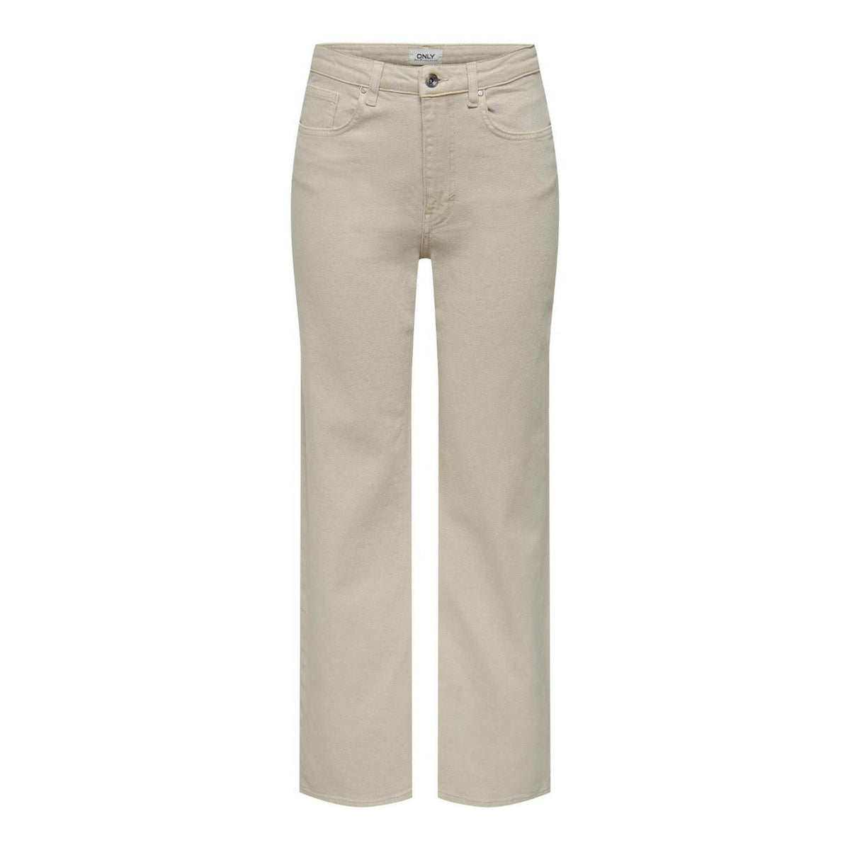 Only damesjeans beige - vooraanzicht
