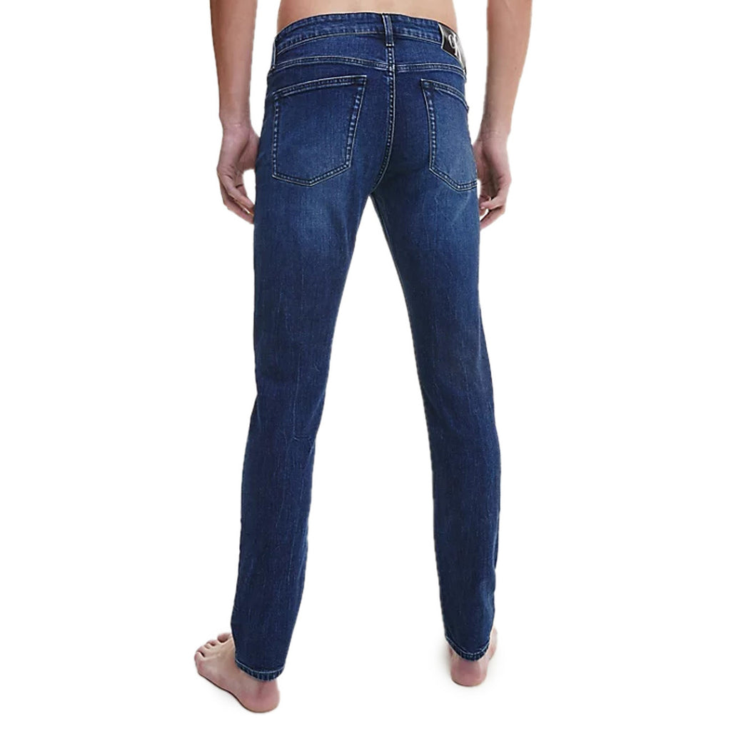 Calvin Klein Jeans herenjeans blauw 20% Andere vezels 79% Katoen 1% Elastaan
