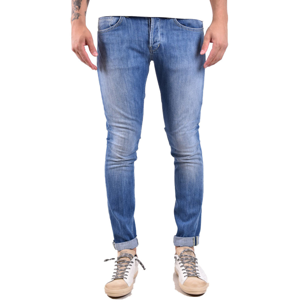 Dondup herenjeans blauw 89% Katoen 11% Elastaan