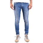 Dondup herenjeans blauw 89% Katoen 11% Elastaan