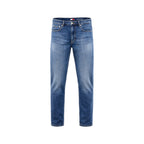 Tommy Hilfiger Jeans herenjeans blauw 99% Katoen 1% Elastaan