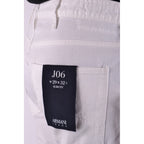 Armani Jeans herenjeans wit rits en knopen