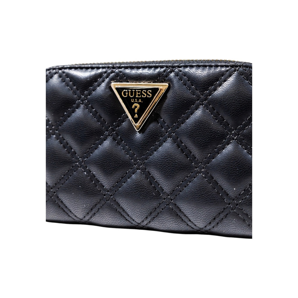Guess portemonnee zwart met knopen • zakken: binnenzakken • size (cm): 14x10x2