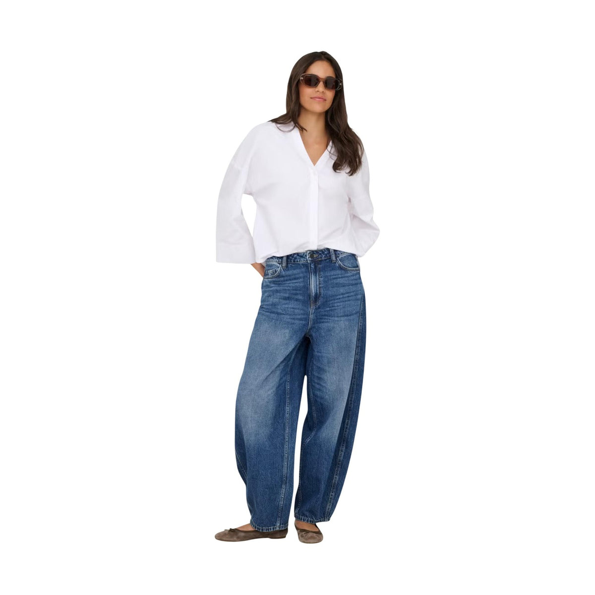Jacqueline De Yong dames jeans blauw - productfoto 4