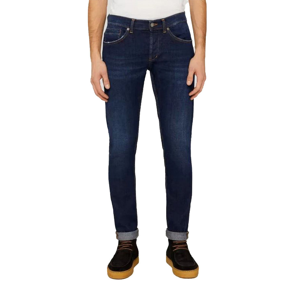 Dondup herenjeans blauw 92% Katoen 8% Elastaan