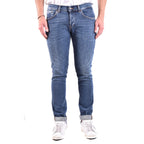 Dondup herenjeans blauw 97% Katoen 3% Elastaan