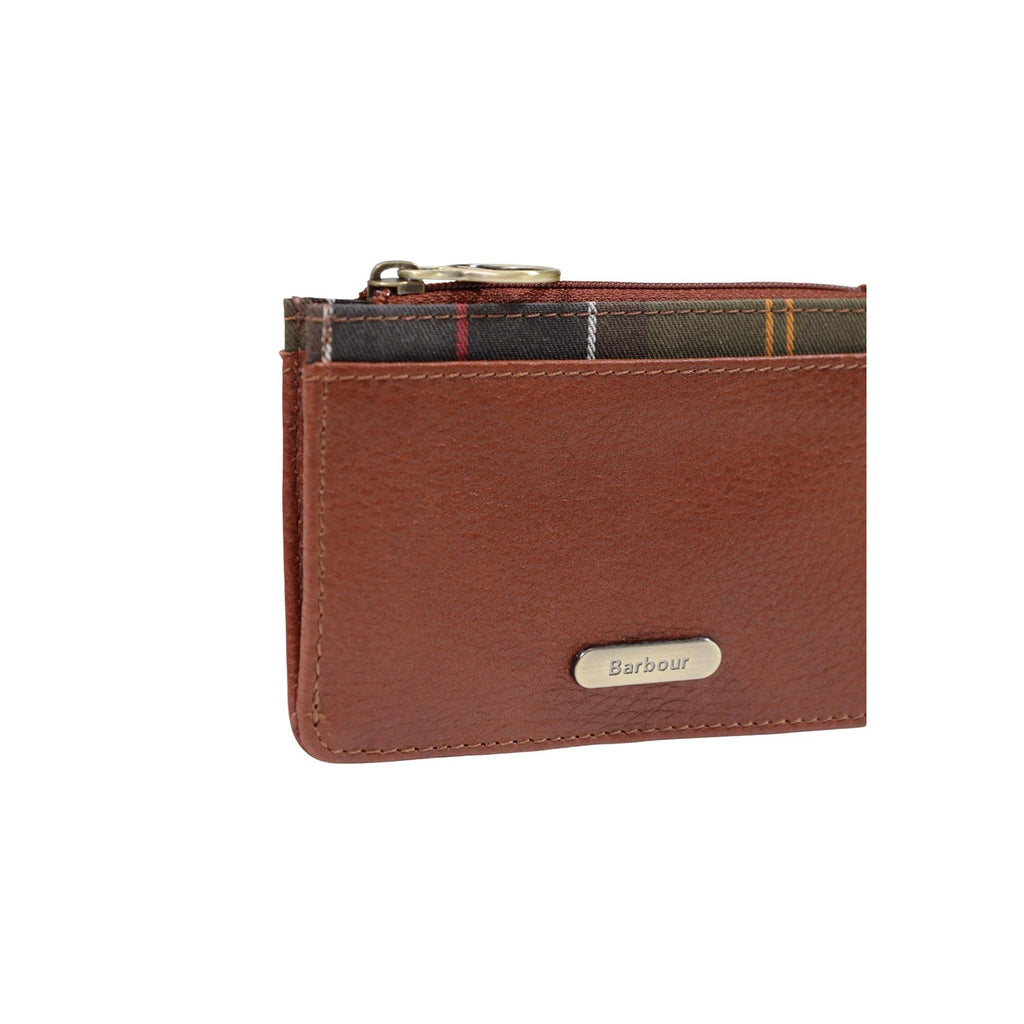 Barbour portemonnee bruin met knopen • zakken: binnenzak
