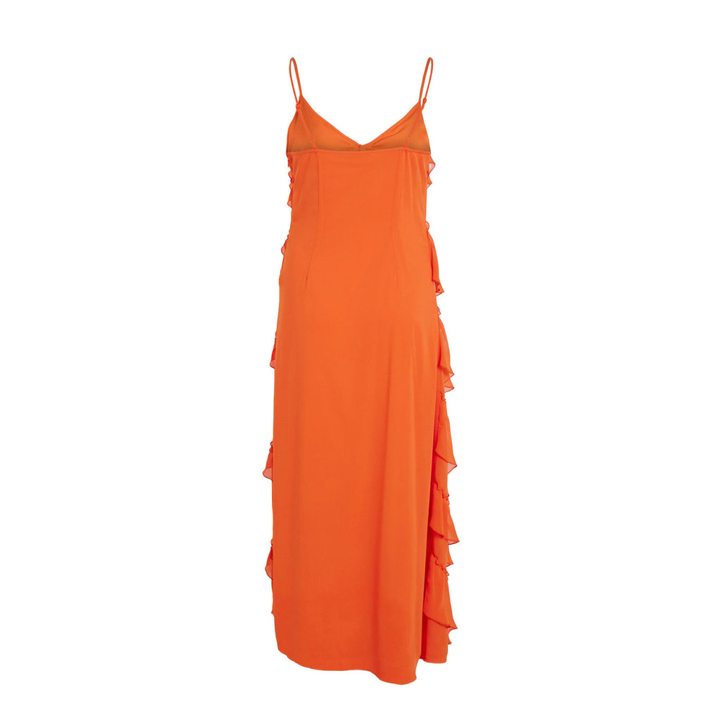 Vila Clothes damesjurk orange - productfoto 2