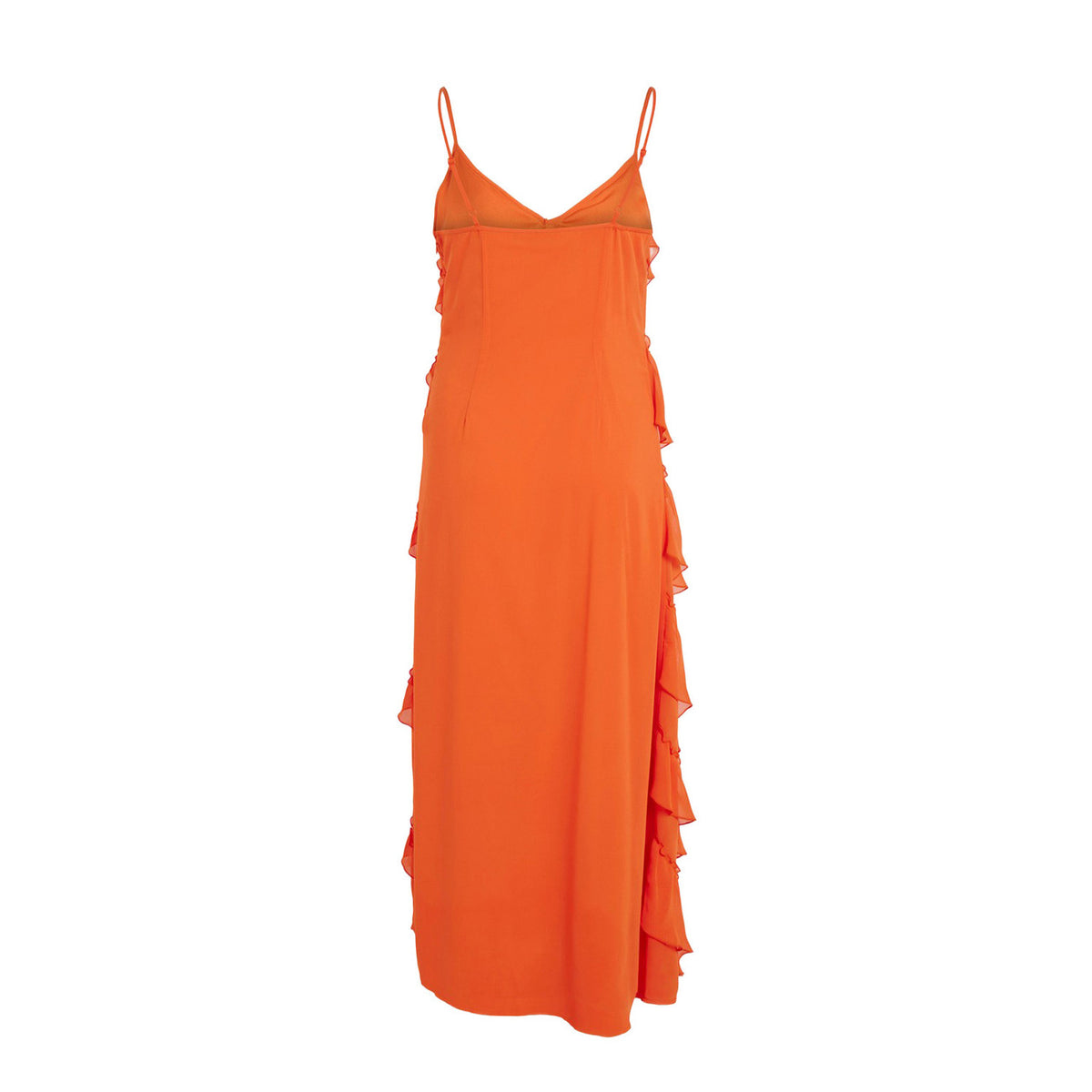 Vila Clothes damesjurk orange - productfoto 2