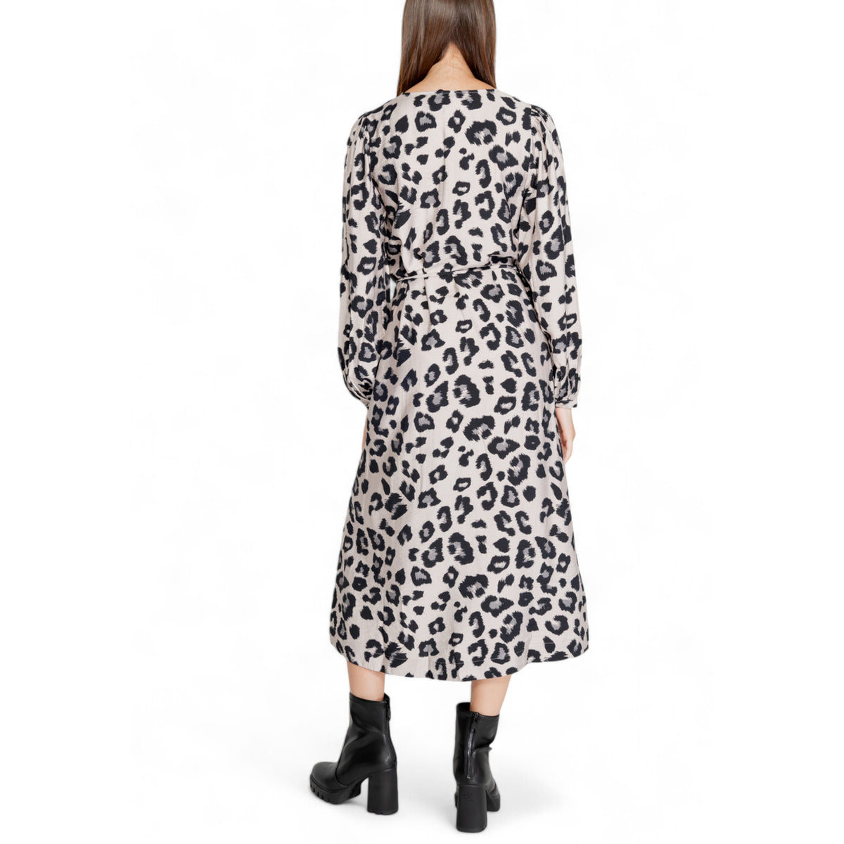 Jacqueline De Yong damesjurk grijs - productfoto 2