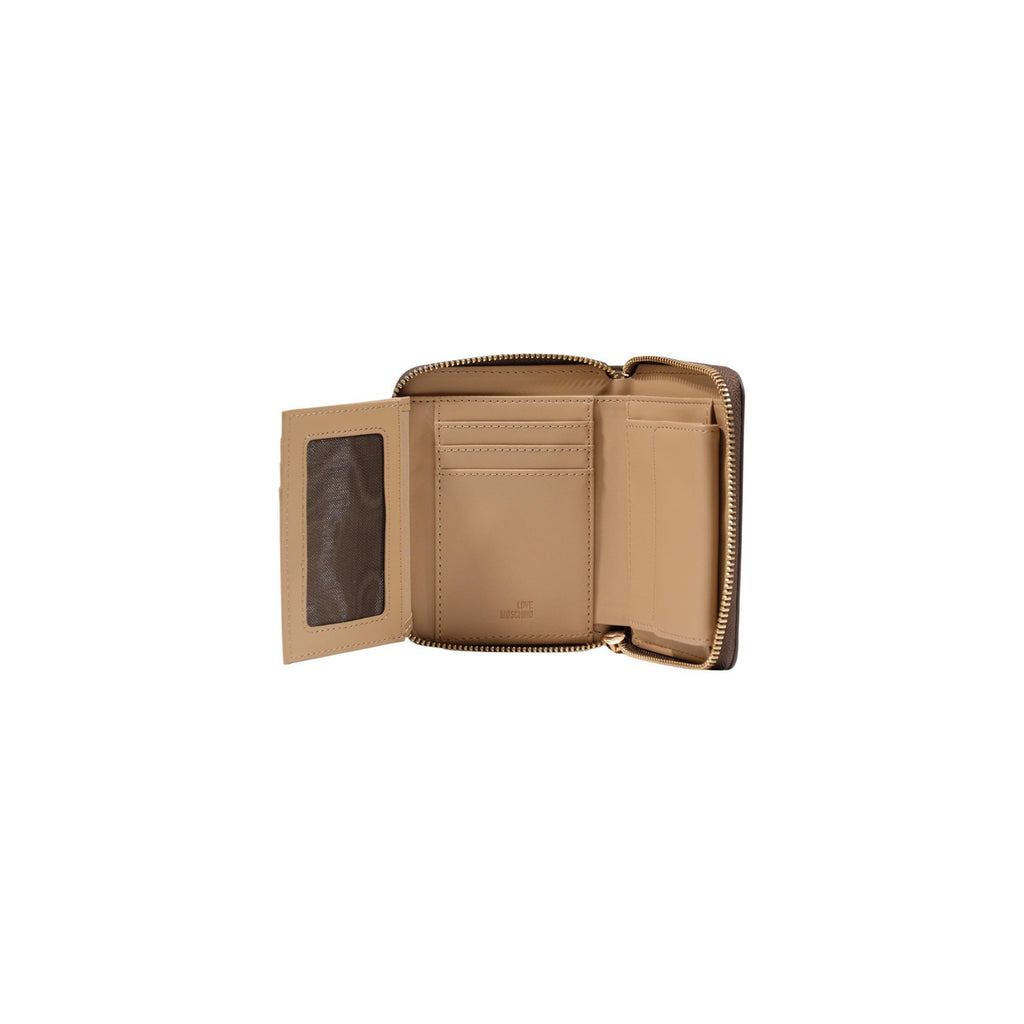 Love Moschino portemonnee bruin • size (cm): w13 x h9 x l3 (cm) • andere details: -binnenvakken