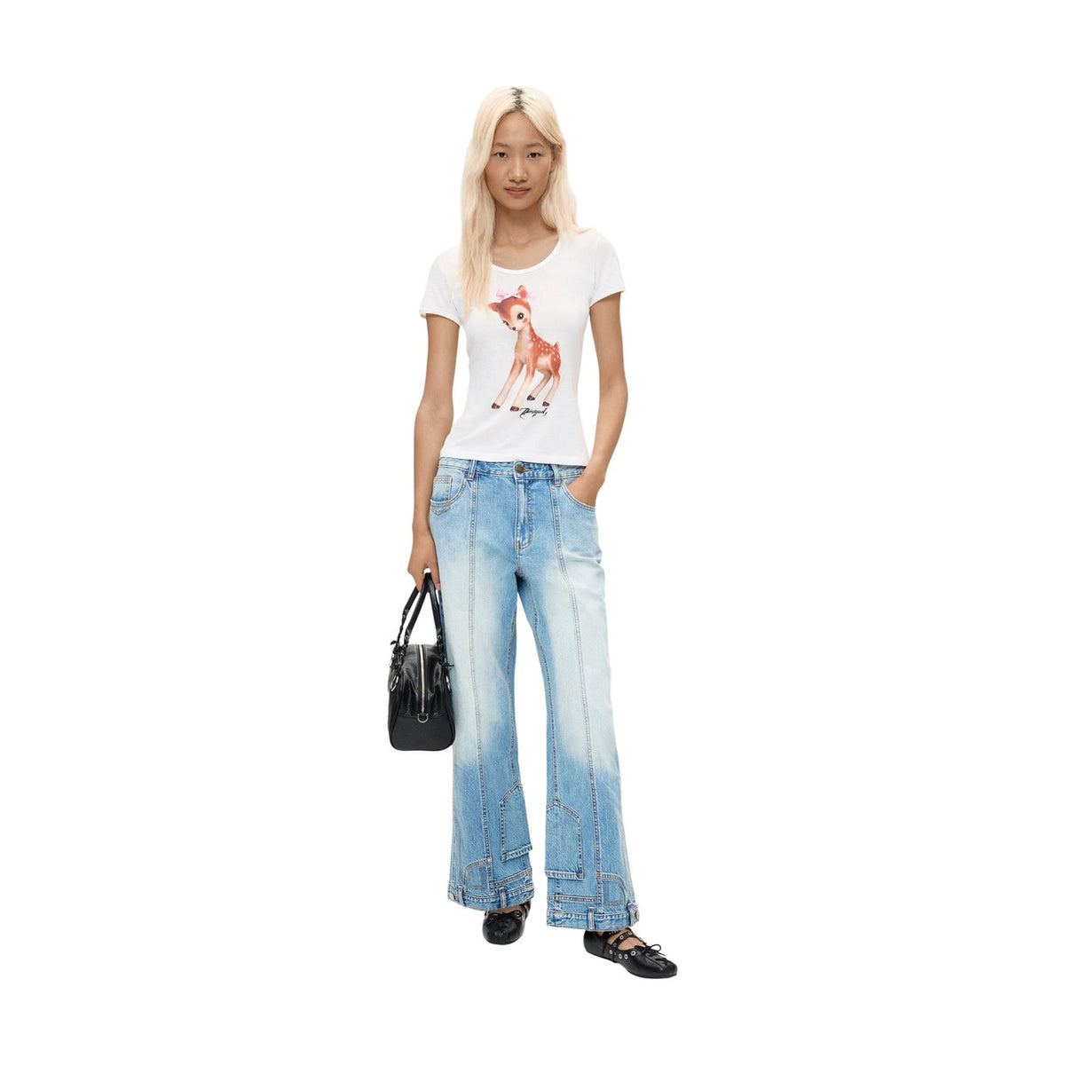 Desigual dames jeans blauw - productfoto 2