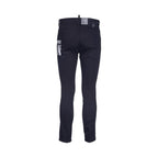 Dsquared herenjeans zwart rits en knopen