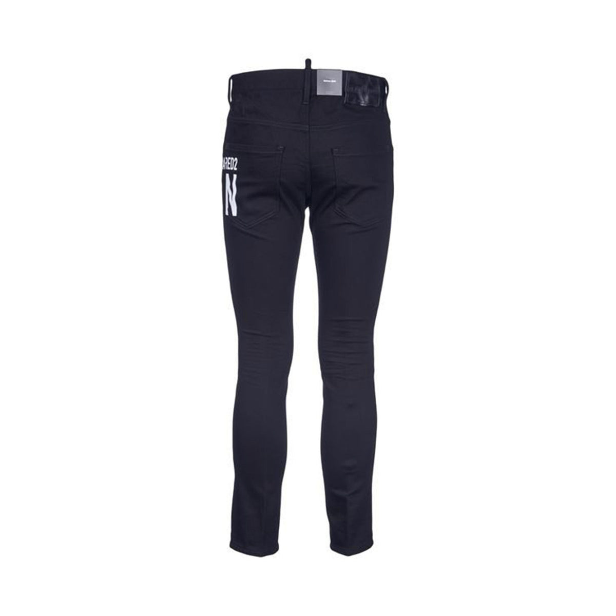 Dsquared herenjeans zwart rits en knopen