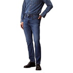 Calvin Klein Jeans herenjeans blauw 78% Katoen 22% Elastaan