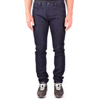 Emporio Armani herenjeans blauw rits en knopen