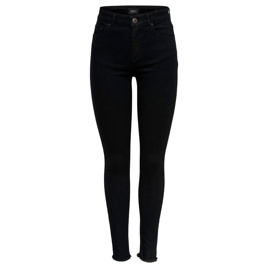 Only damesjeans zwart - vooraanzicht