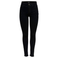 Only damesjeans zwart - vooraanzicht