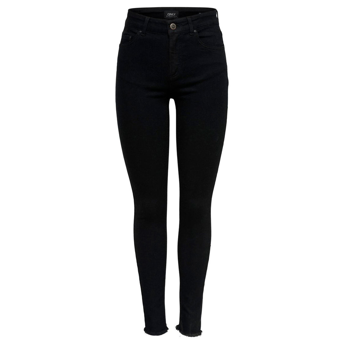 Only damesjeans zwart - vooraanzicht