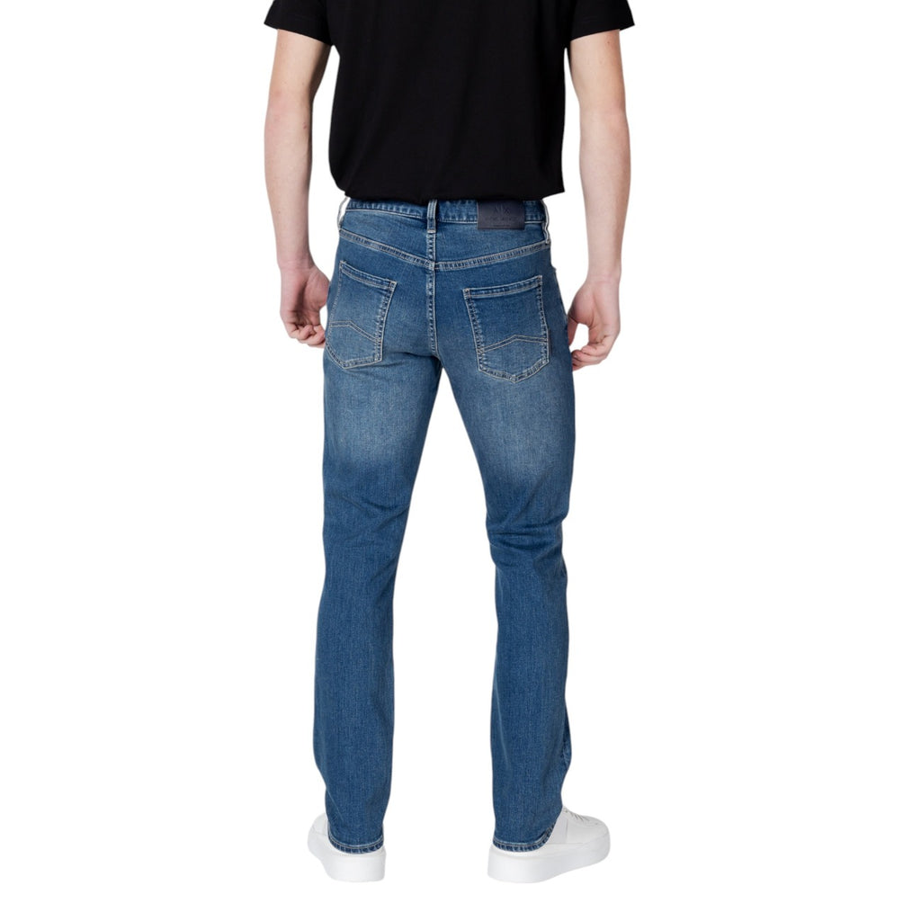 Armani Exchange herenjeans blauw voor- en achterzak