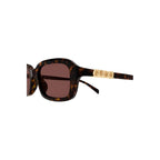 Gucci dameszonnebril beige maat 50
