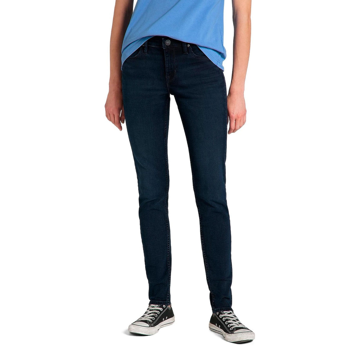 Lee dames jeans blauw - vooraanzicht