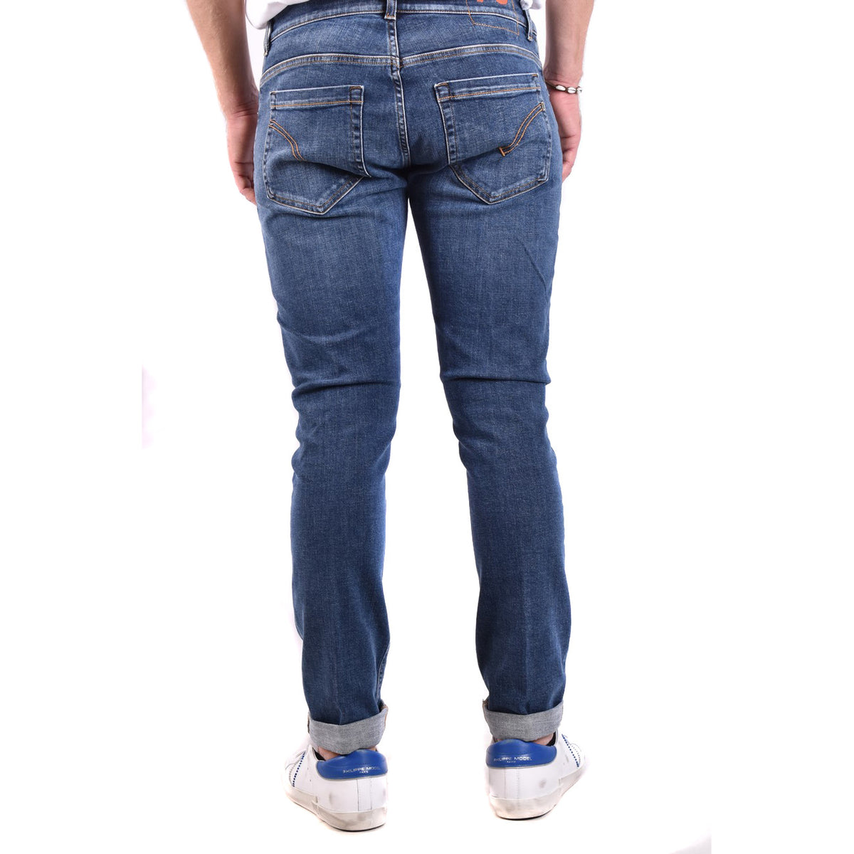 Dondup herenjeans blauw 97% Katoen 3% Elastaan