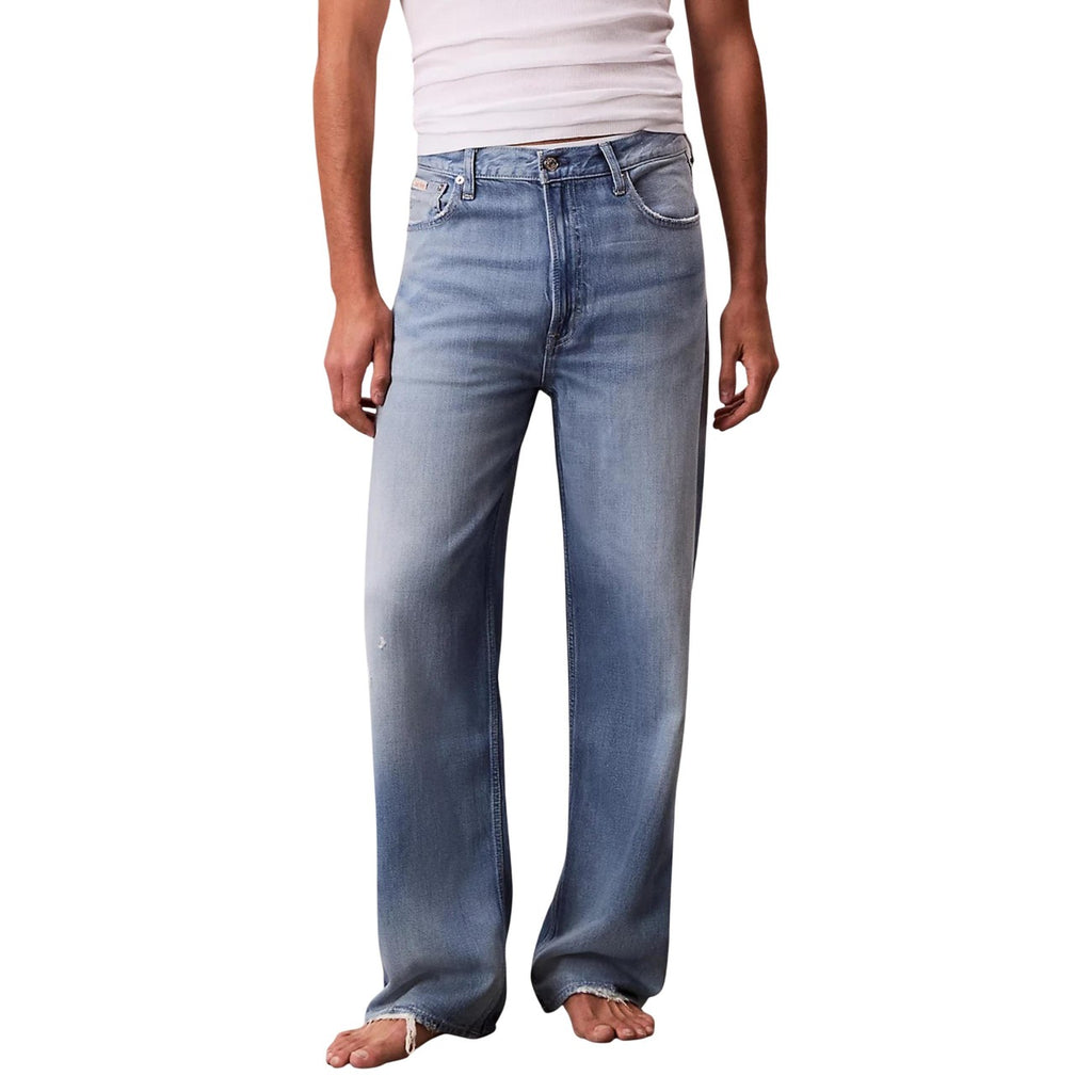 Calvin Klein Jeans herenjeans blauw 50% Lyocell 50% Viscose