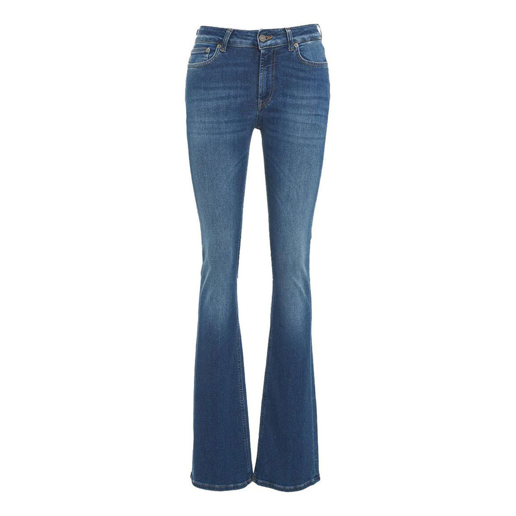 Dondup dames jeans blauw - vooraanzicht