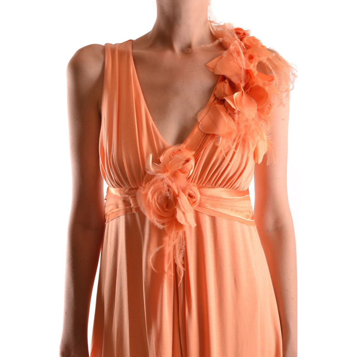 Elisabetta Franchi damesjurk orange - productfoto 5