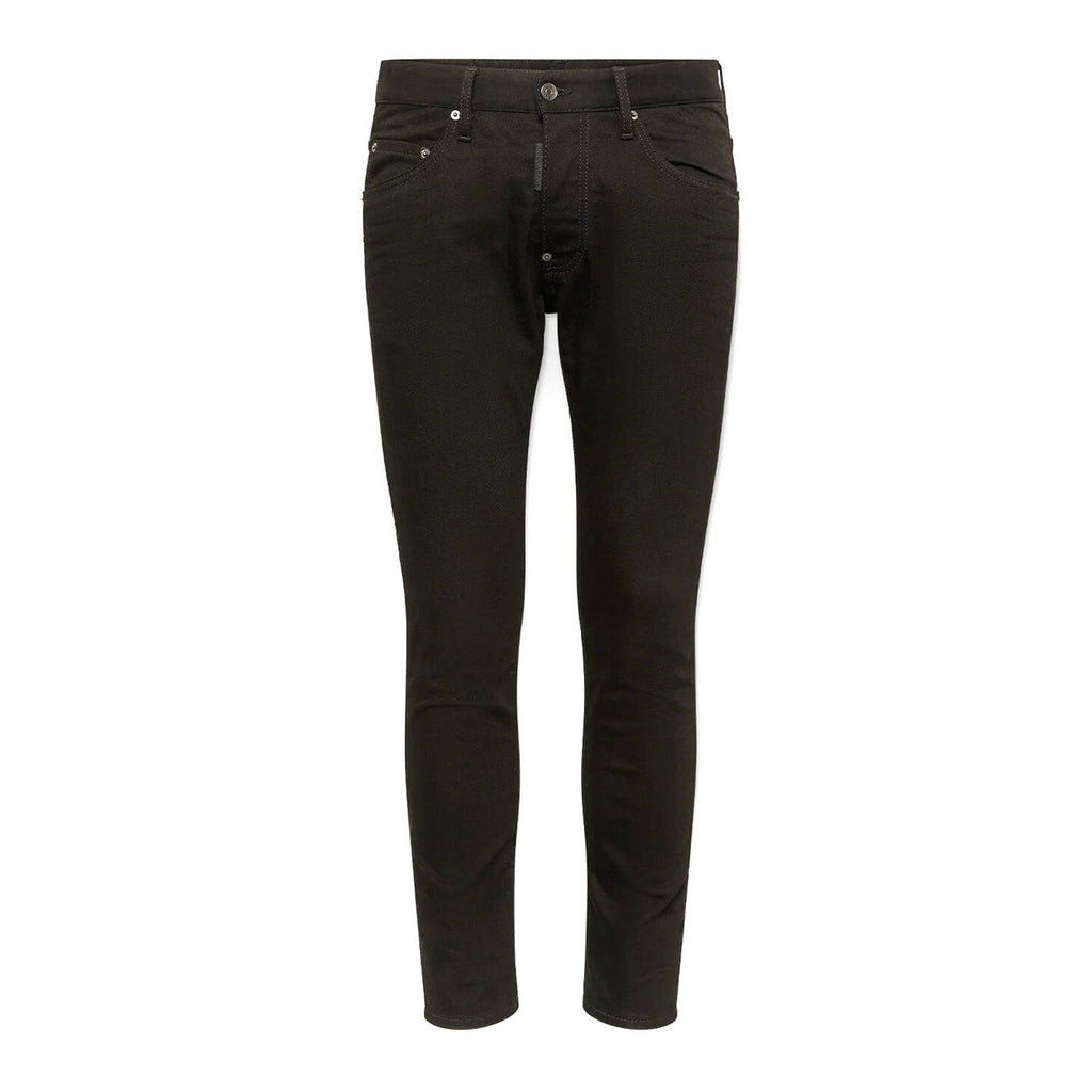Dsquared2 herenjeans zwart rits en knopen