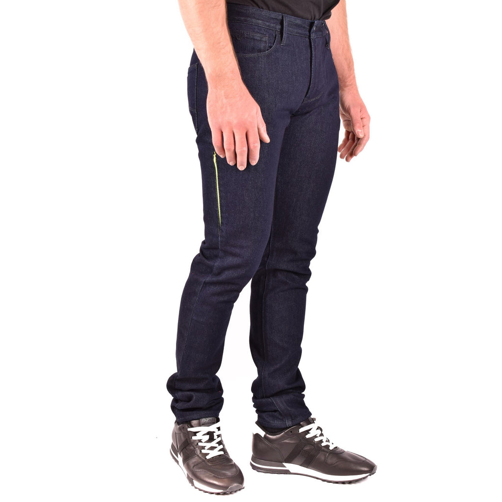 Emporio Armani herenjeans blauw rits en knopen