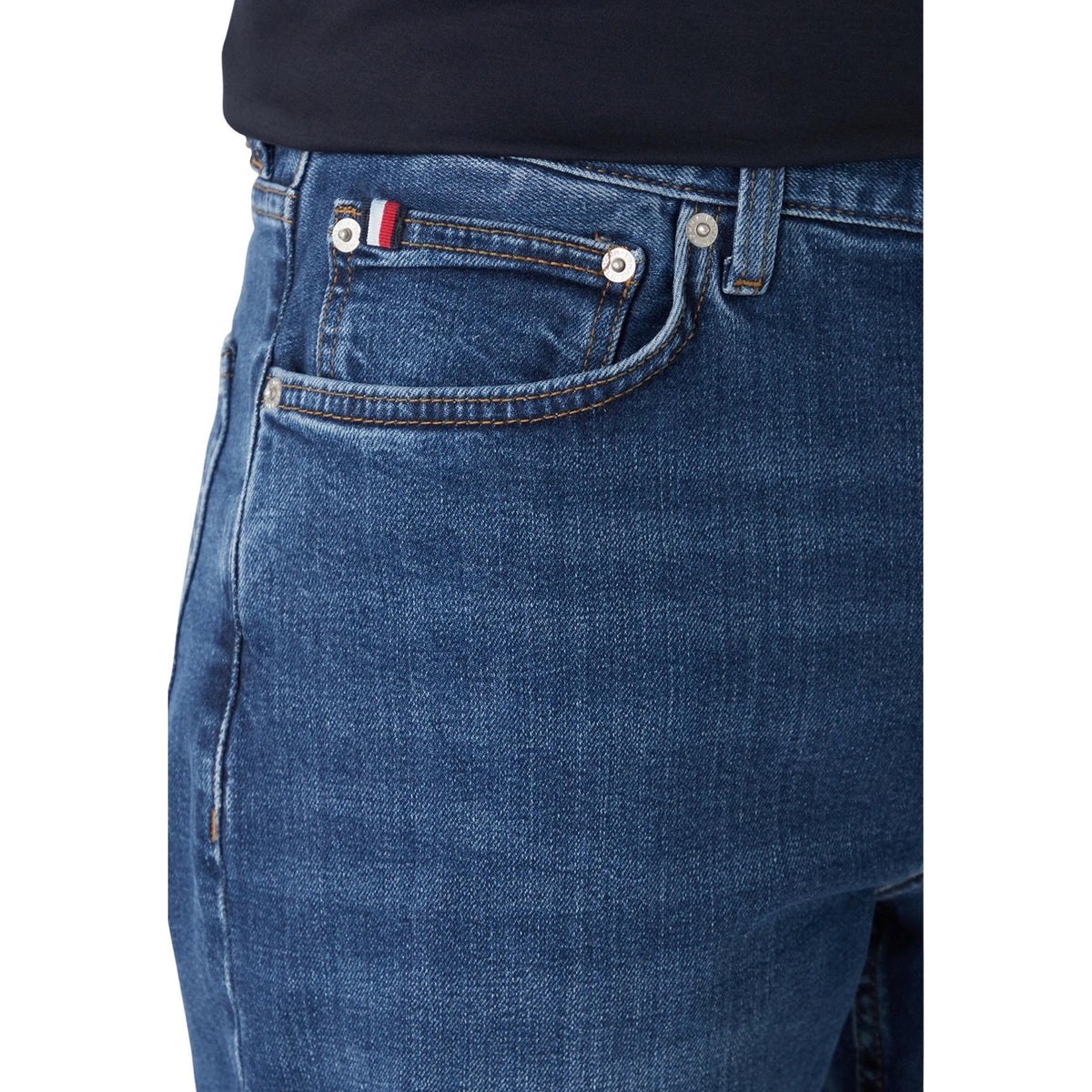 Tommy Hilfiger herenjeans blauw voor- en achterzak