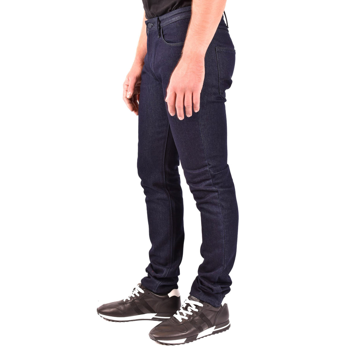 Emporio Armani herenjeans blauw rits en knopen