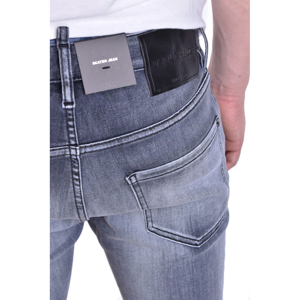 Dsquared2 herenjeans zwart -gesleten effect