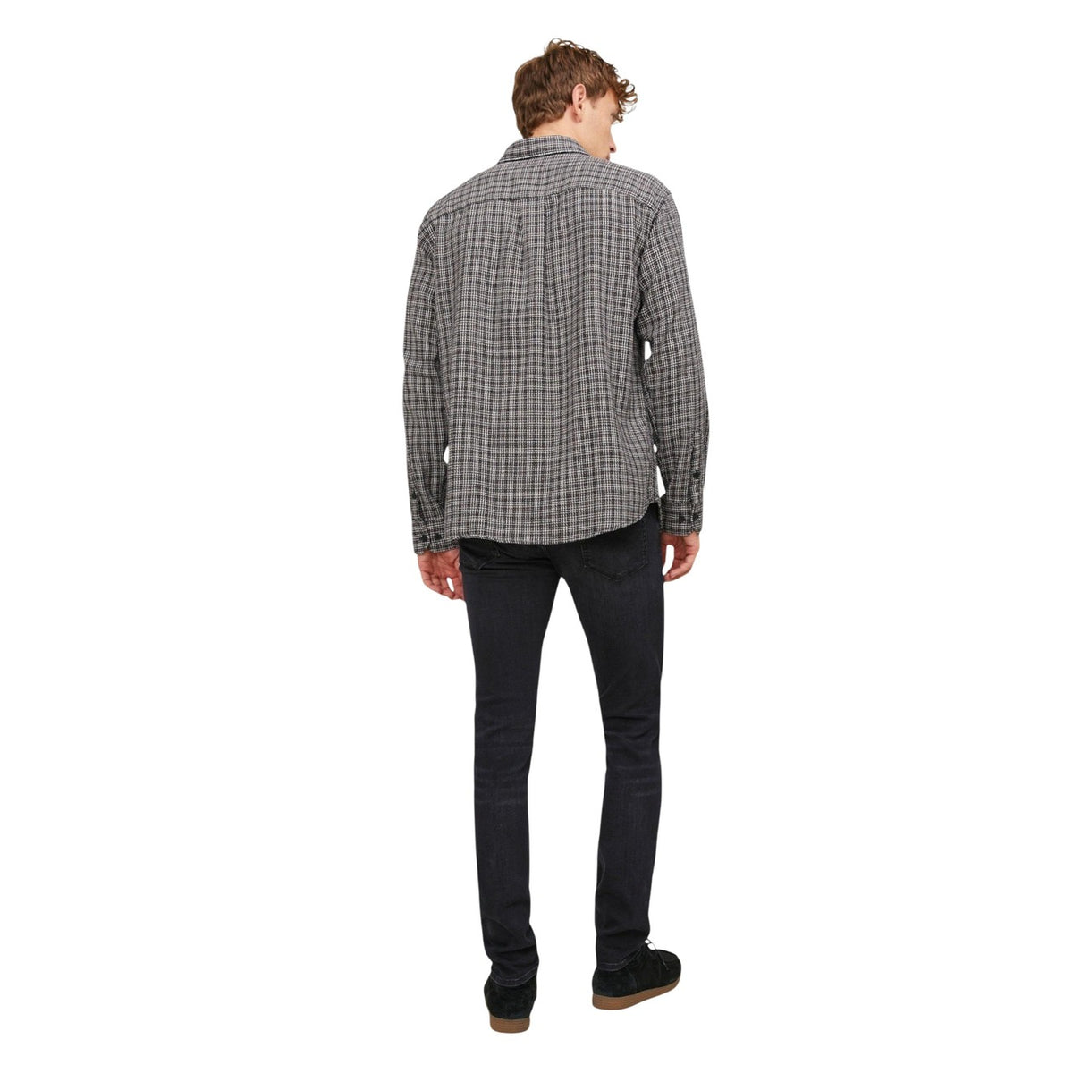 Jack & Jones herenjeans zwart rits en knopen