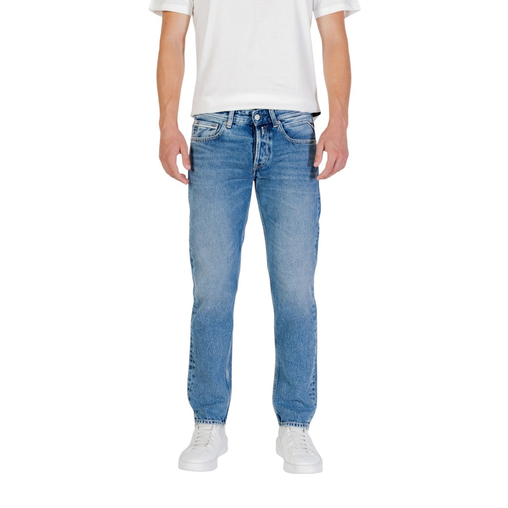 Replay herenjeans lichtblauw -gesleten effect