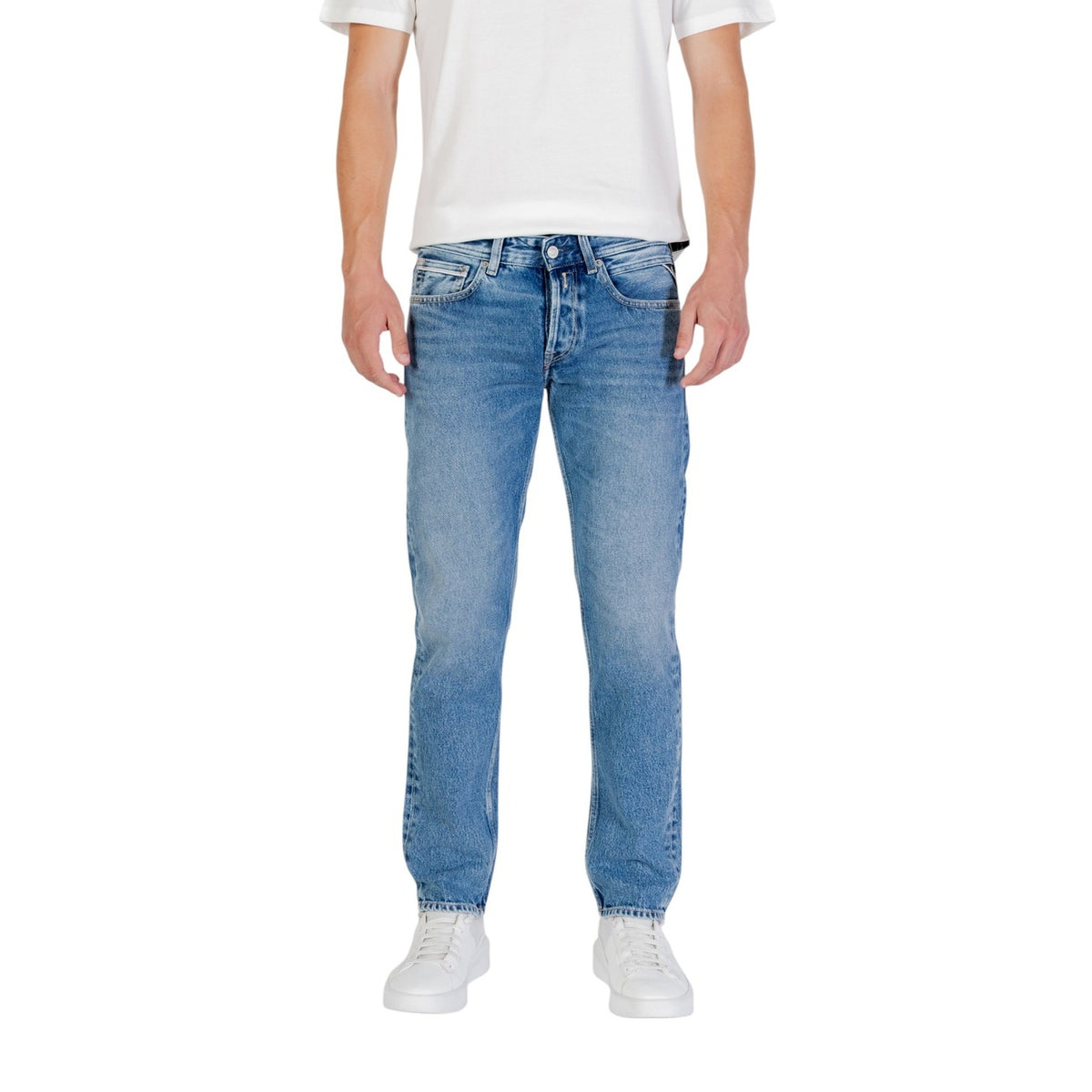 Replay herenjeans lichtblauw -gesleten effect