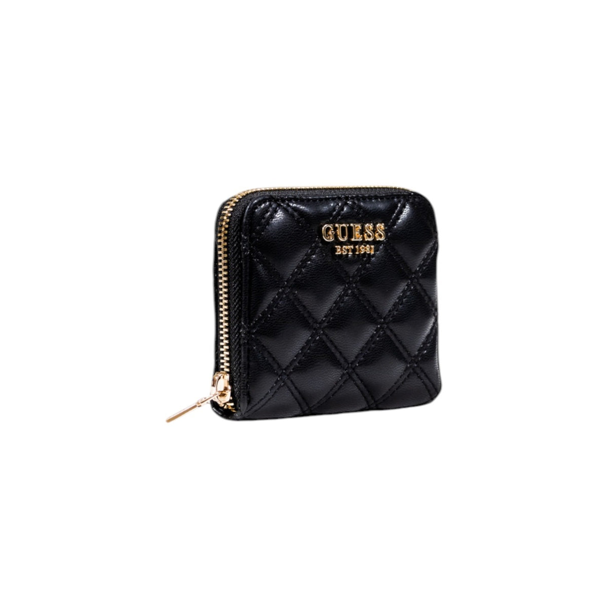 Guess portemonnee zwart met knopen • zakken: binnenzakken • size (cm): 12x10x2.5