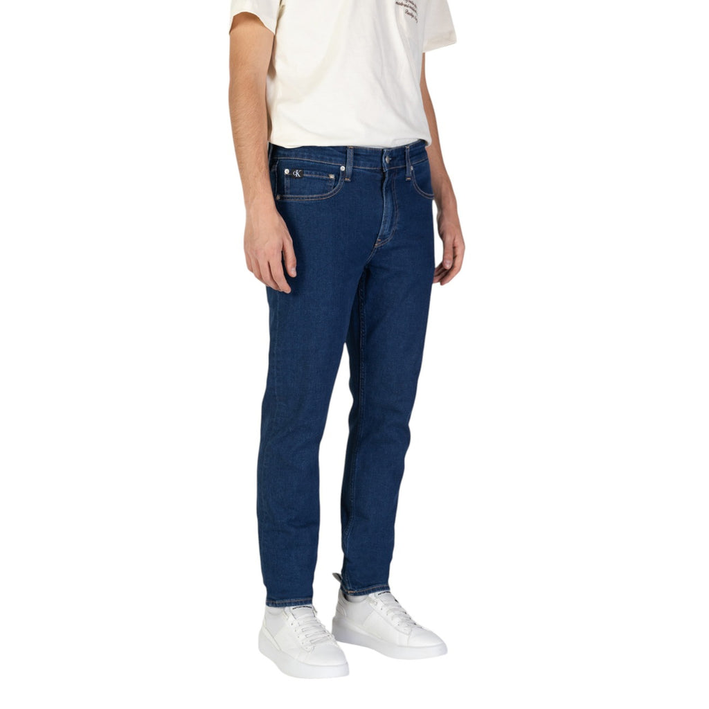 Calvin Klein Jeans herenjeans blauw 90% Katoen 2% Lycra 9% Polyester