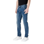 Armani Exchange herenjeans blauw voor- en achterzak