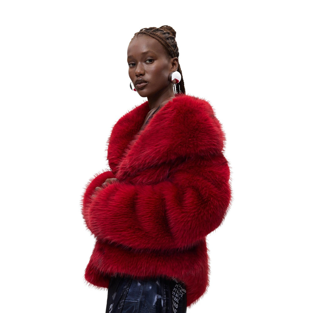 Desigual damesjas rood - vooraanzicht