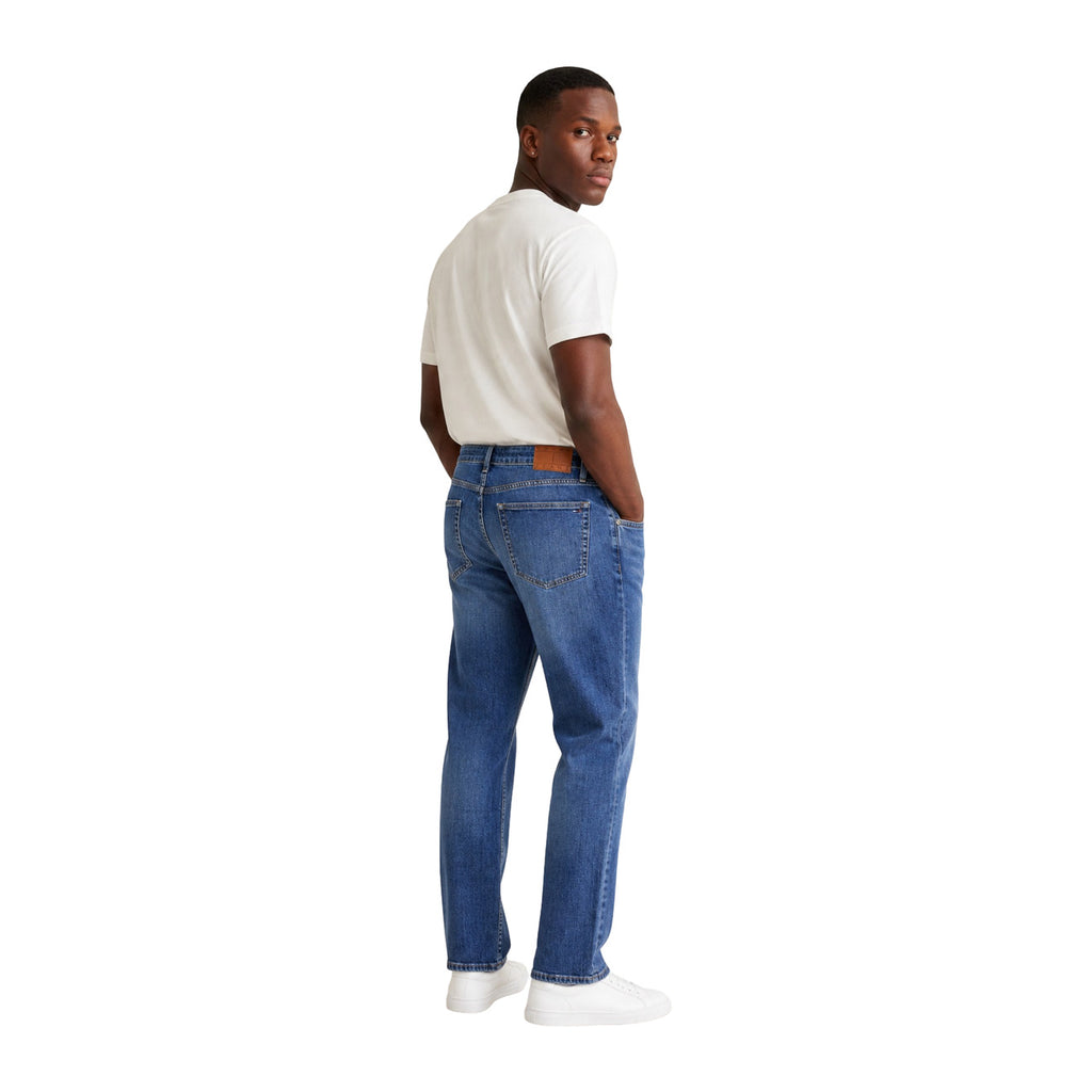 Tommy Hilfiger Jeans herenjeans blauw 99% Katoen 1% Elastaan