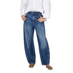 Jacqueline De Yong dames jeans blauw - vooraanzicht