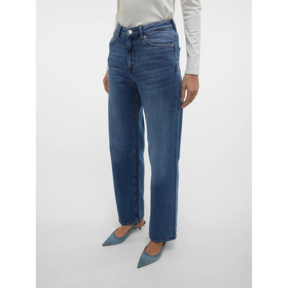 Vero Moda dames jeans blauw - productfoto 3